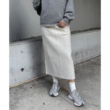 ジャージメルトンＩラインスカート