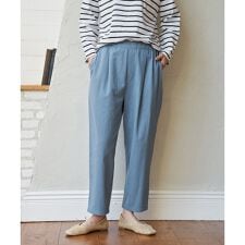 コットンゆるテーパードパンツ