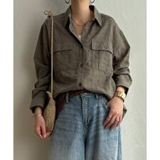 ジャカードダブルポケットシャツジャケット