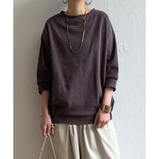 異素材切り替えプルオーバー