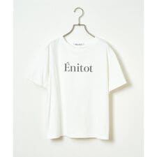 コットンロゴプリントTシャツ