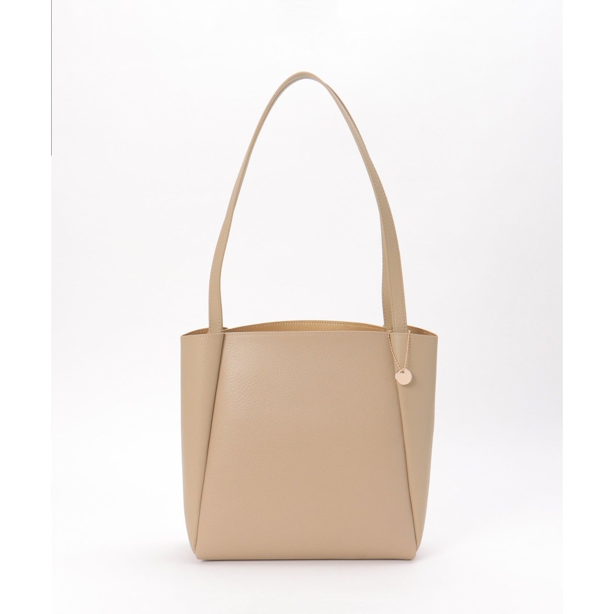 合皮ミドルトートバッグ