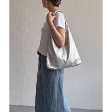 洗える合皮三角ショルダーバッグ