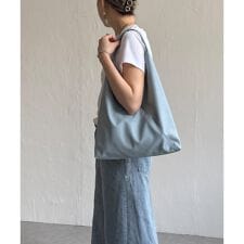 洗える合皮三角ショルダーバッグ