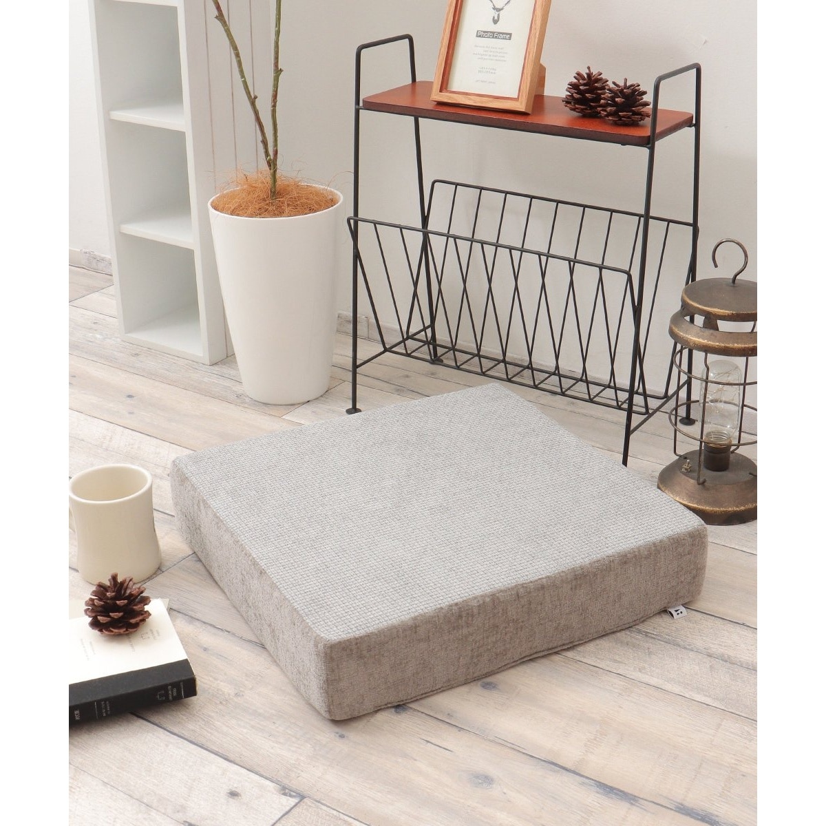 新品未使用✳︎ラルフローレン✳︎フリル付65cn角カバー(ビッグクッションカバー) 新品未使用✳︎ラルフローレン✳︎フリル付65cn角カバー(ビッグ