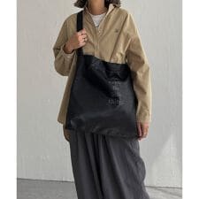 洗える合皮ワンショルダーバッグ