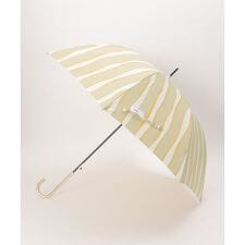 ニュアンスストライプ長傘 雨傘 晴雨兼用