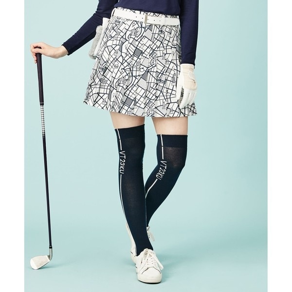 WOMEN】ニューヨークマップ柄 プリーツスカート | 23区GOLF