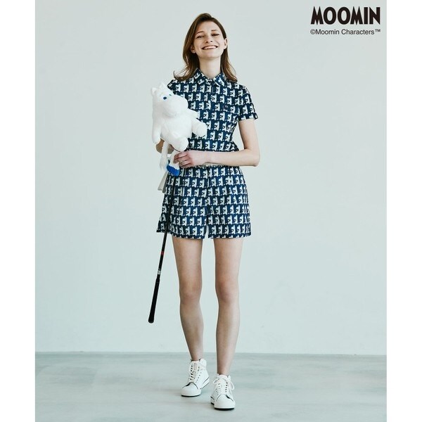 WOMEN】【MOOMIN COLLECTION】ムーミン 総柄プリント キュロット