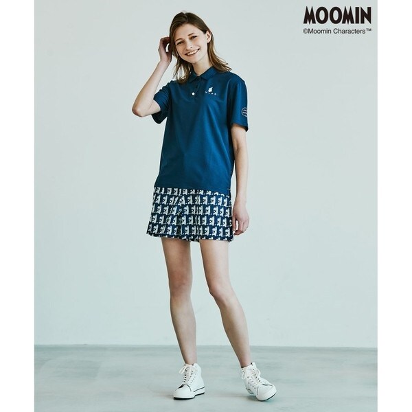 WOMEN】【MOOMIN COLLECTION】ムーミン 総柄プリント キュロット