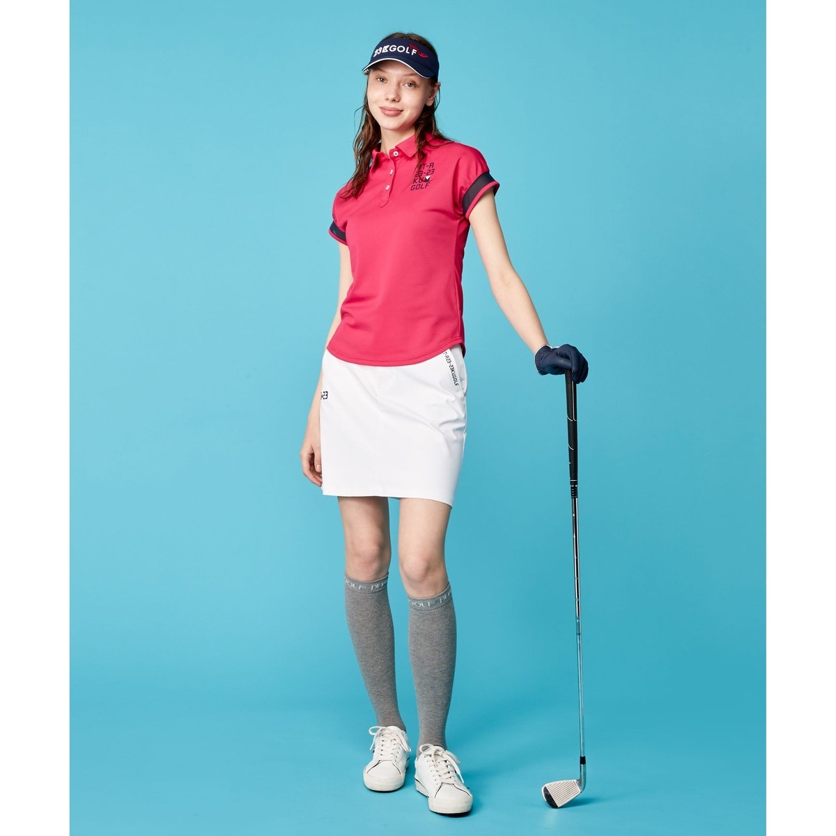 WOMEN】エイトロックカノコ カラーポロシャツ | 23区GOLF(23KUGOLF