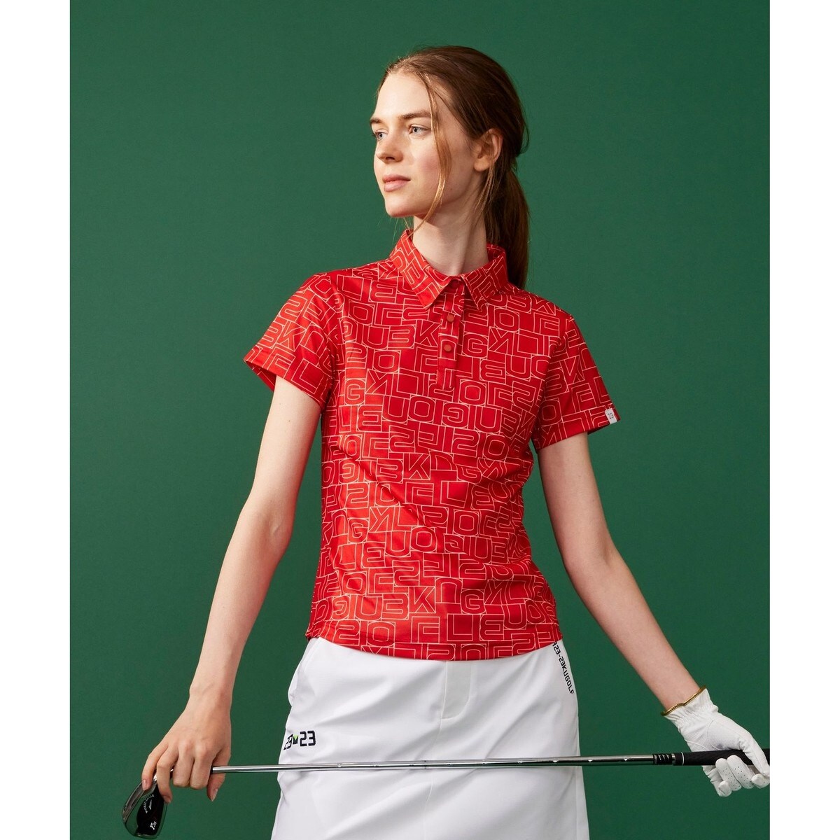 盛夏対応のマルチ機能【接触冷感・UVケア・吸水速乾】【WOMEN】 カノコシャツ 23区GOLF｜盛夏対応のマルチ機能【接触冷感・UVケア・吸水速乾