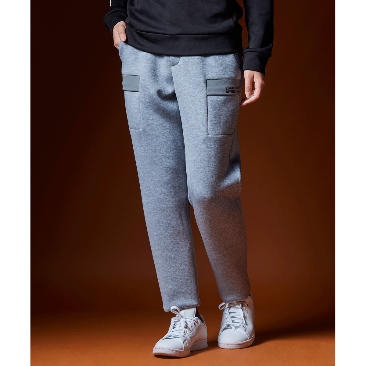 J.PRESS GOLF COUB デカロゴ ノルディック柄ニット LL 濃紺