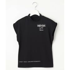 【WOMEN】【ストレッチ/UVケア】フレンチスリーブモックネック　脇二の腕ラインをさりげなくカバー