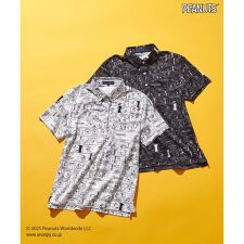 23区GOLF(23KUGOLF)の【WOMEN】『PEANUTS』コラボ　アメコミ柄ポロシャツ