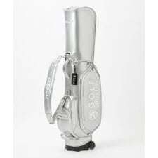 23区GOLF(23KUGOLF)の【UNISEX】エレガントエナメルキャディバッグ　キャスター付きで移動もラクチン
