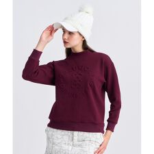 【WOMEN】エンボスロゴダンボールモックネック