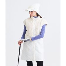 23区GOLF(23KUGOLF)の【WOMEN】ファー＆キルトコンビワンピース