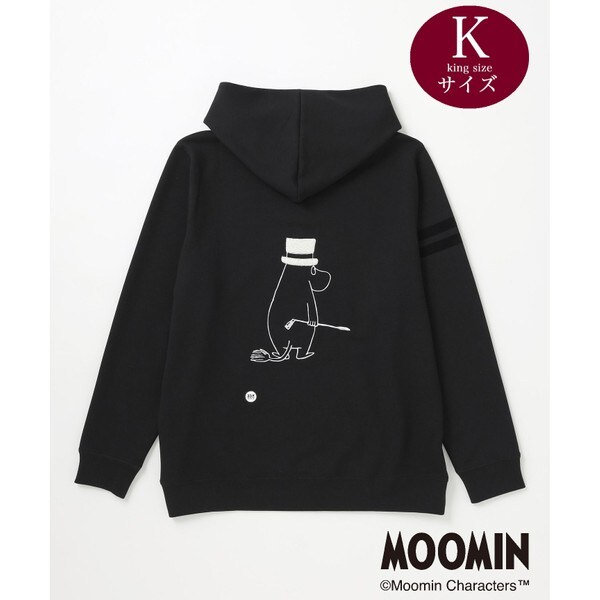 【ＭＯＯＭＩＮ】【キングサイズ】ムーミンコラボバックプリントパーカー