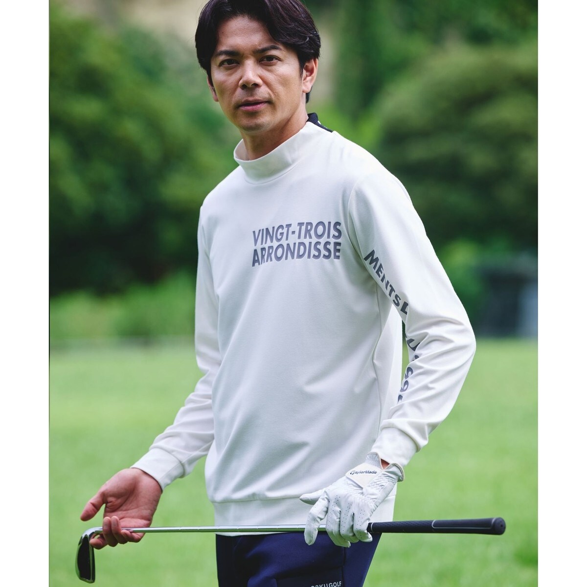 RUFFOLG モックネックゴルフトップス RUFFOLG モックネックゴルフトップス