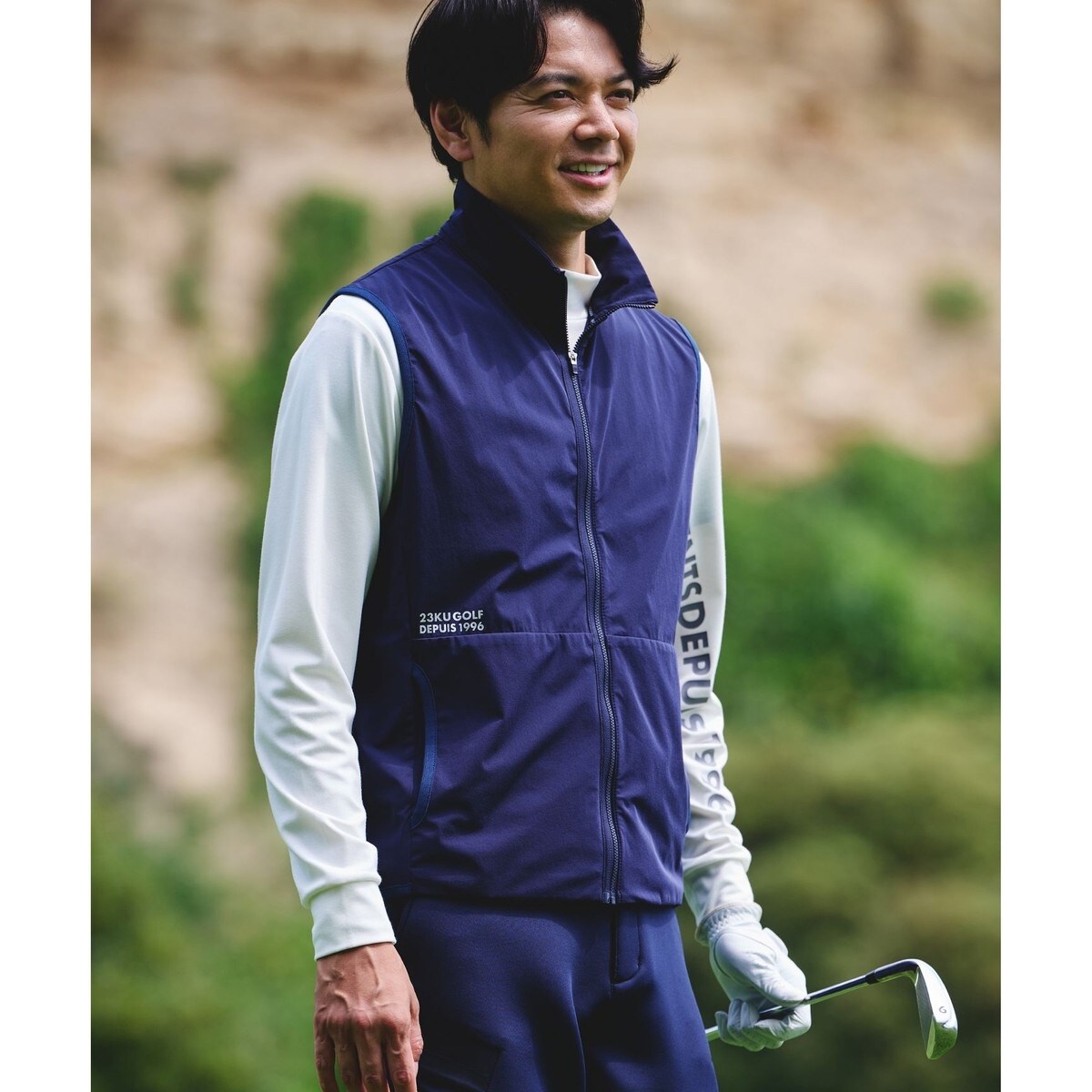 23区GOLF(23KUGOLF) レディース ダウンベスト（中綿含む） の