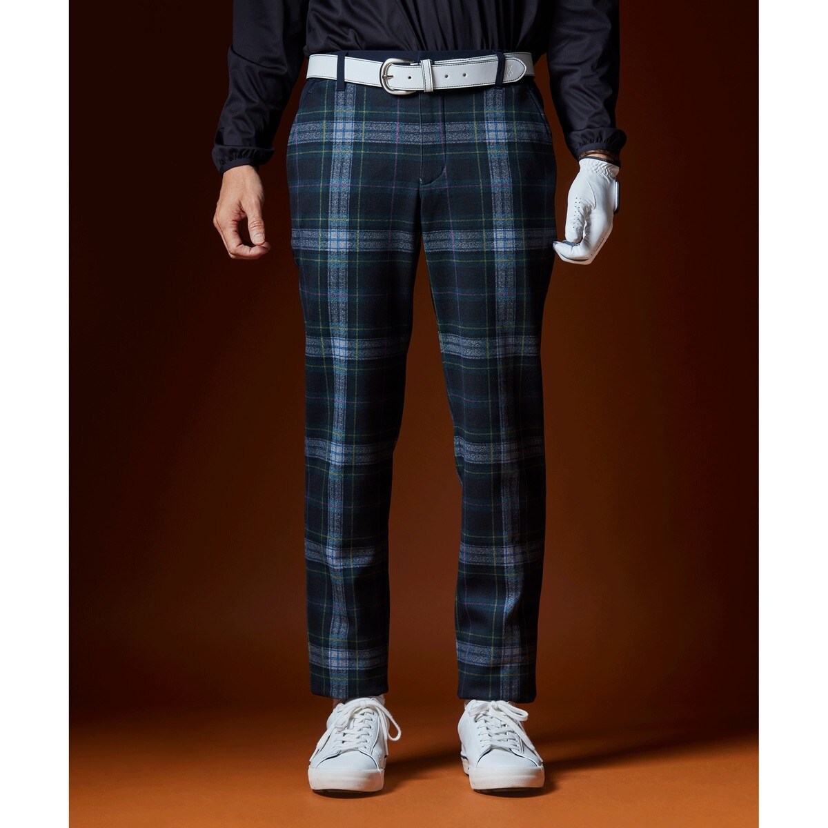 MEN】【ストレッチ】チェック柄プリント パンツ | 23区GOLF(23KUGOLF