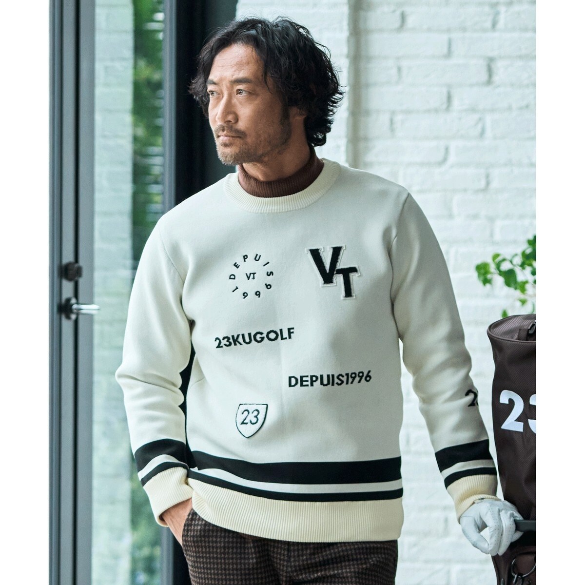 23区GOLFセーター 23区GOLF / ニジュウサンンクゴルフ （メンズ） ニット