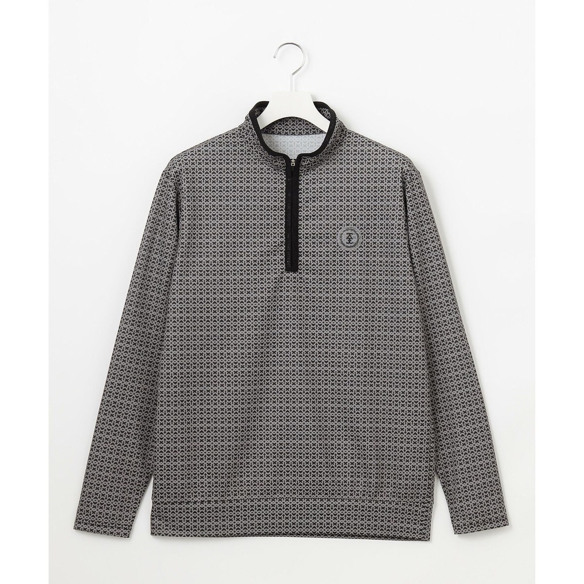 MEN】ストレッチ裏フリース モックネックシャツ | 23区GOLF(23KUGOLF