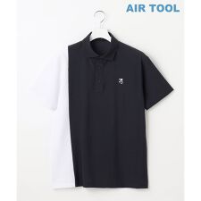 【MEN】AIR TOOLライト ポロシャツ 接触冷感 UVケア 高通気 高ストレッチ性