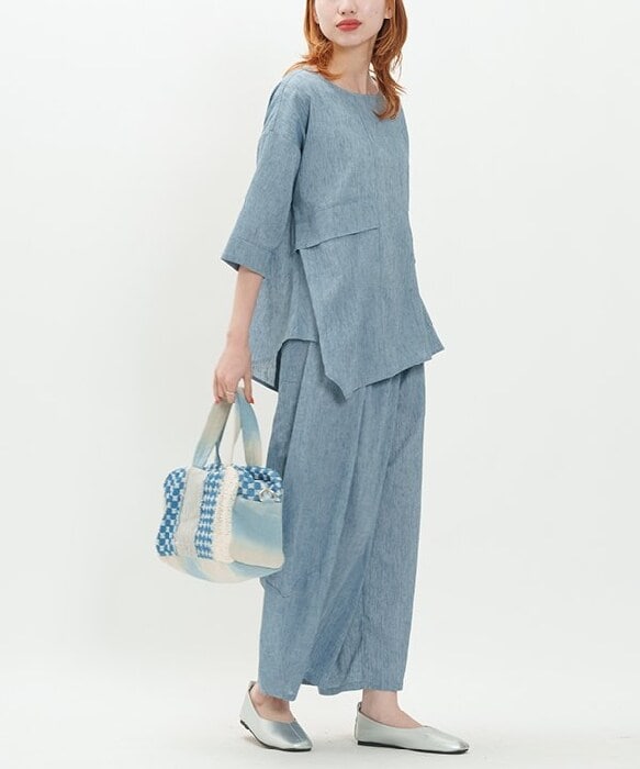 【新品】ピンキー＆ダイアン◆冨張愛コラボ クラッシュメタルブローチブラウス 34 ピンキー&ダイアン 冨張愛コラボ ブラウス クラッシュメタルブローチ 34