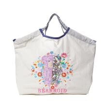 花ベアロイド刺繍バッグ
