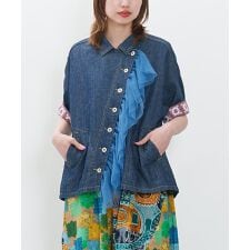引き算的綿麻デニチュＳＨ