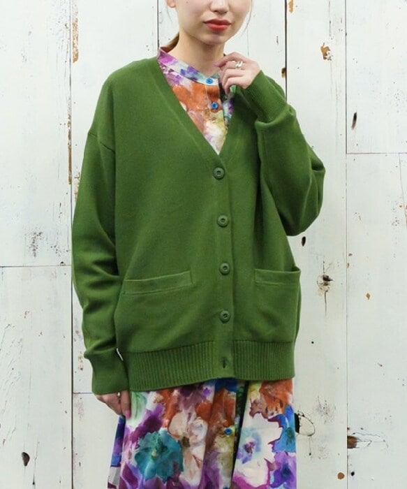 フェイス金釦カーデ | ミラ オーウェン(Mila Owen) | マルイウェブチャネル