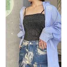 ラメフライスＷストキャミ