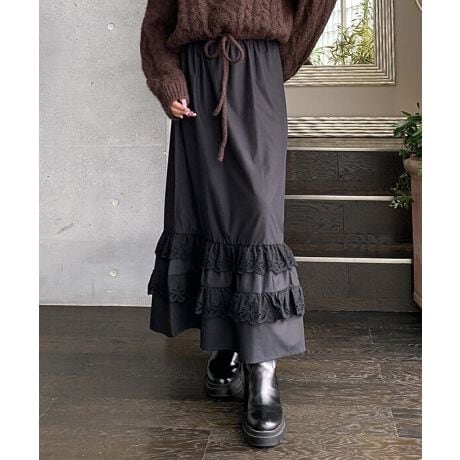 [^:PE0937]ɑ@ׂȃ[X̏肪{ꂽOXJ[gtF~jȈۂ̃OXJ[głBEGXg̓SdlɂȂĂA܂܂ȑ̌^̕ɂSn悭p܂BƂVGbg̃gbvXƂoX悭킹ĂfUCŁAX^CO̕L܂BV[ỸVcƂQłBmodel tall:158cm