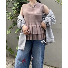 アズノゥアズピンキー(AS KNOW AS PINKY)のケーブルフリルＰＯ