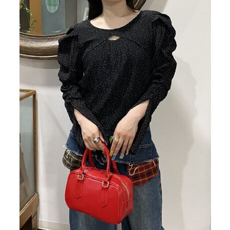 [^:PB1383]hbgŖiVGbgʊ̂hbgvgngăuEX܂B̓^bNƃMU[Ń{[oA炵ۂɁɂ̓XbgAтɃqqƂȂт̂|CgłBŐɏ̂fUCN炵ꒅBgɂ͗nĂ̂ŁACi[Sz܂BhbgłȂAԕpӂ܂Bmodel tall:158cm