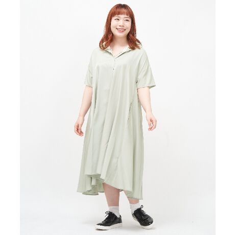 大きいサイズ】ちらりレースのトロミOP | アズノゥアズオオラカ(AS 