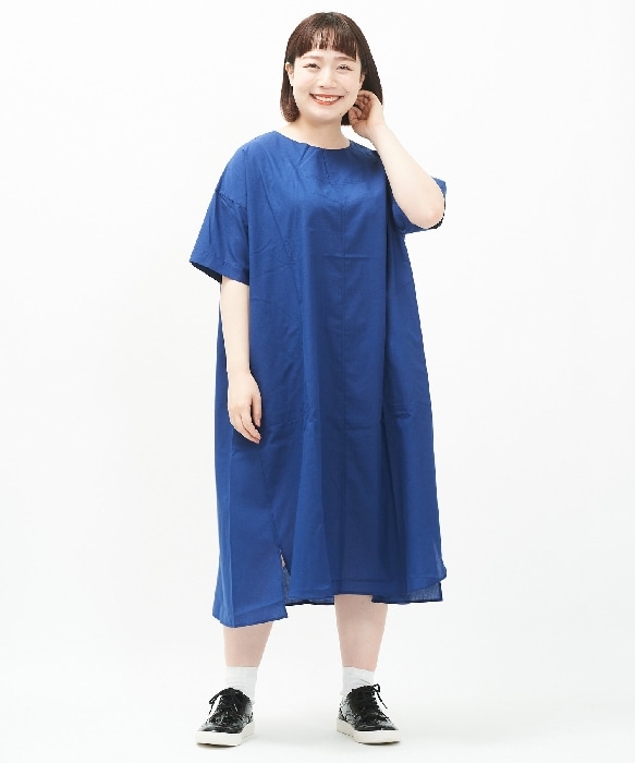 アズノゥアズ オオラカ 15 ワンピース レース 膝下丈 七分袖 Olaca