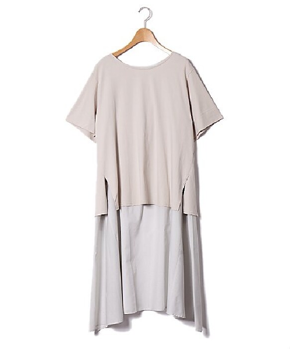 as knou as オオラカ 前後着用可能カットソー【Freeサイズ】 as knou as オオラカ 前後着用可能カットソー【Freeサイズ】