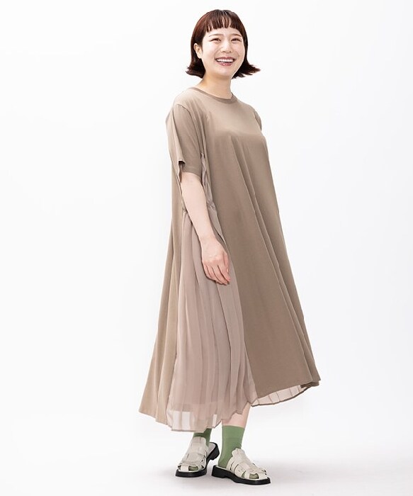 大きいサイズ】サイドギャザーOP | アズノゥアズオオラカ(AS KNOW AS