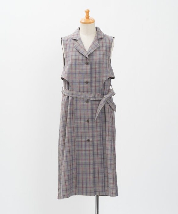 大きいサイズ】チェチェックジレー | アズノゥアズオオラカ(AS KNOW AS