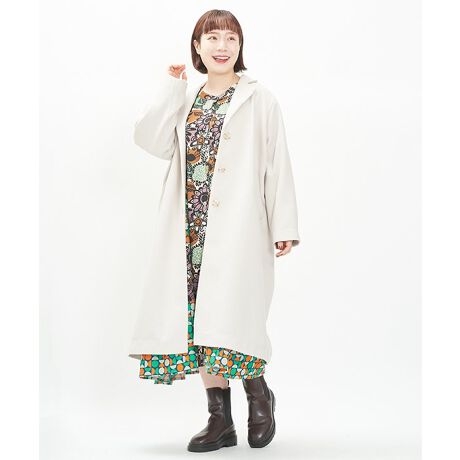 大きいサイズ】軽くて裏も可愛いコート | アズノゥアズオオラカ(AS 