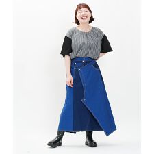 【大きいサイズ】表裏一体デニＳＫ