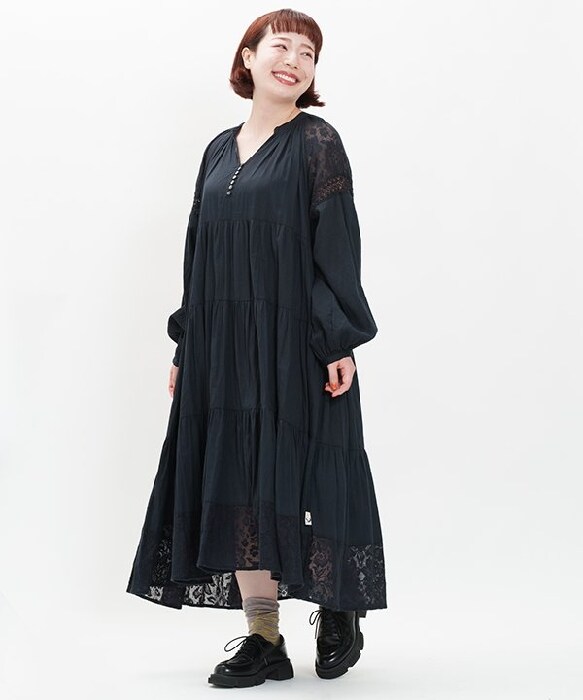 大きいサイズ】レースレースだらけOP | アズノゥアズオオラカ(AS