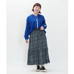 大きいサイズ】ボタニカルフリフリSK | アズノゥアズオオラカ(AS 