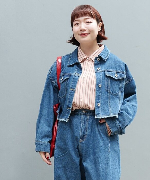 アズノウアズオオラカ デニム セットアップ 大きいサイズ】短め