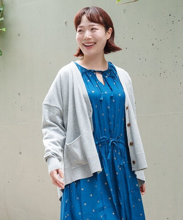 大きいサイズ】ゆるやかVカーデ | アズノゥアズオオラカ(AS KNOW AS