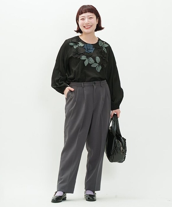 アズノゥアズオオラカ（AS KNOW AS olaca）/【大きいサイズ】ひやひや切替３Ｄパンツ 大きいサイズ】ひやひや切替3Dパンツ | アズノゥアズオオラカ(AS