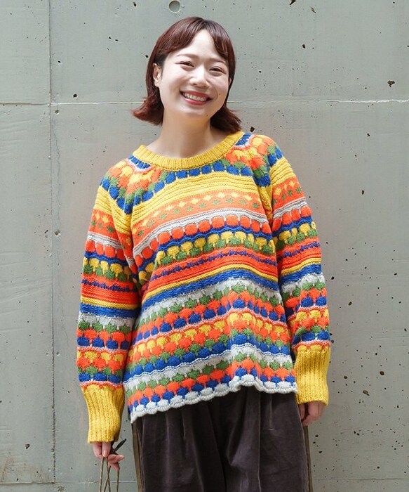 大きいサイズ】仲良くマルポコニットPO | アズノゥアズ